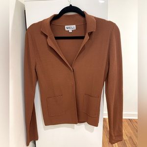 Brown blazer, size xs